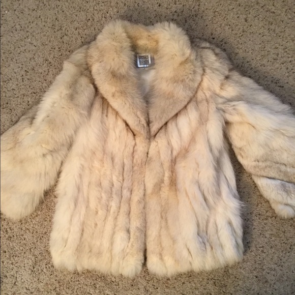Saga Furs Jackets & Blazers - SAGA FOX VINTAGE BLUE FOX FUR MINK COAT, LIKE NEW